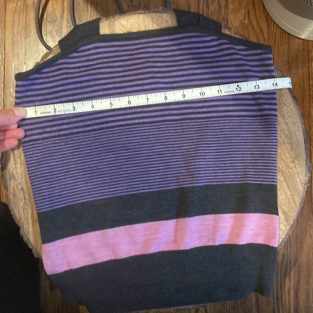 Club Monaco Crossback sleeveless Merino Sweater, NWOT, Small- vintage - Picture 6 of 6